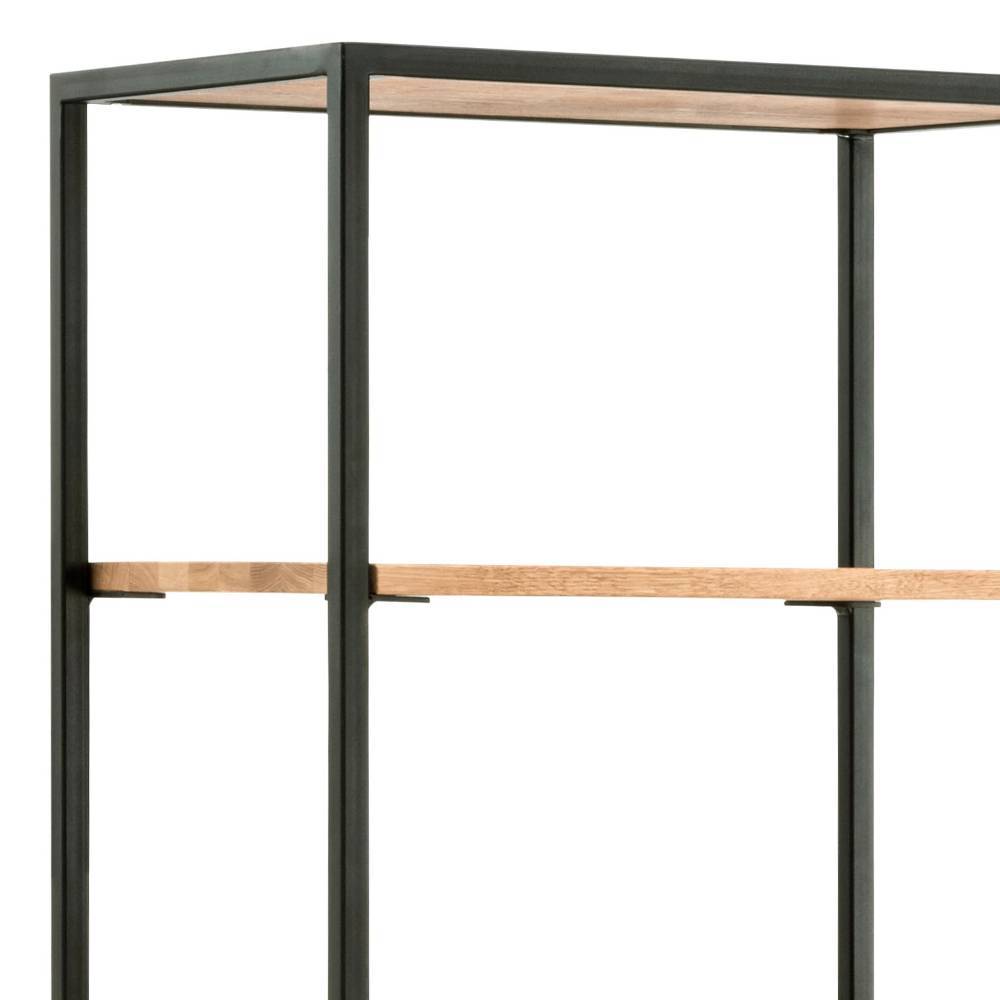 60 cm breites Industrial-Regal aus Wildeichenholz - Ingbo