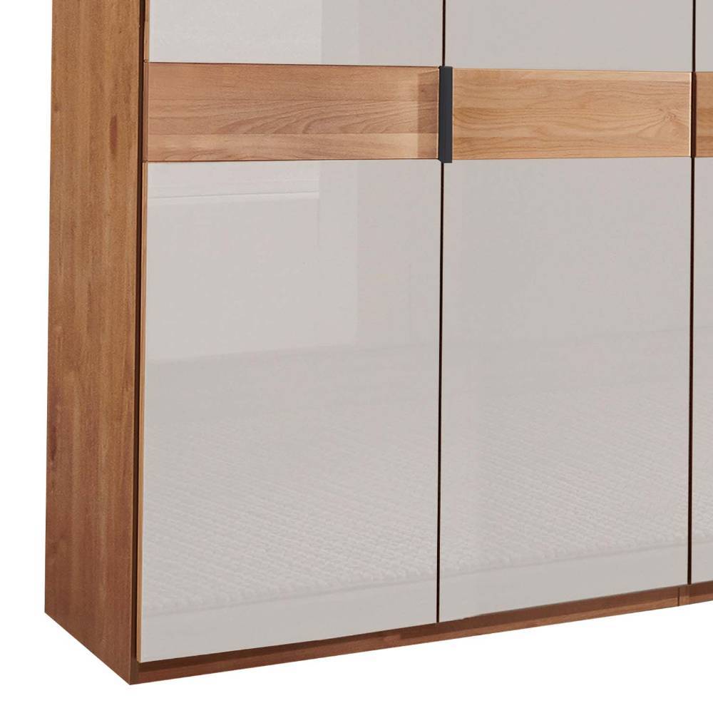 7-türiger Schlafzimmer-Kleiderschrank teilmassiv - Dilacco