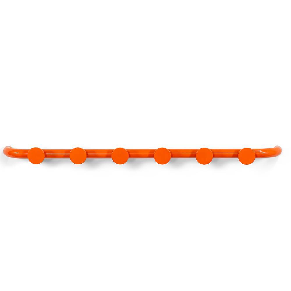 Retro Chic Garderobenleiste in Orange - Lezifa