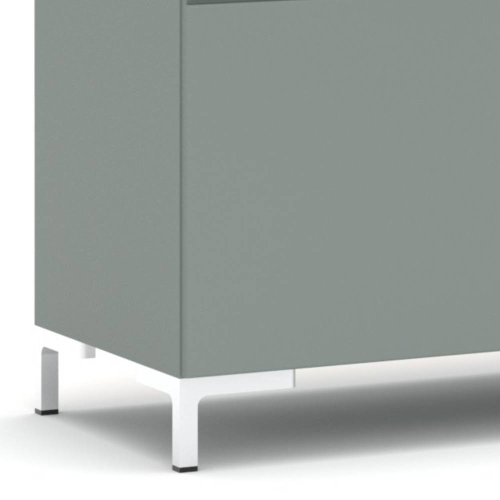 TV Sideboard in Graugrün und Wildeiche Optik - Anthros