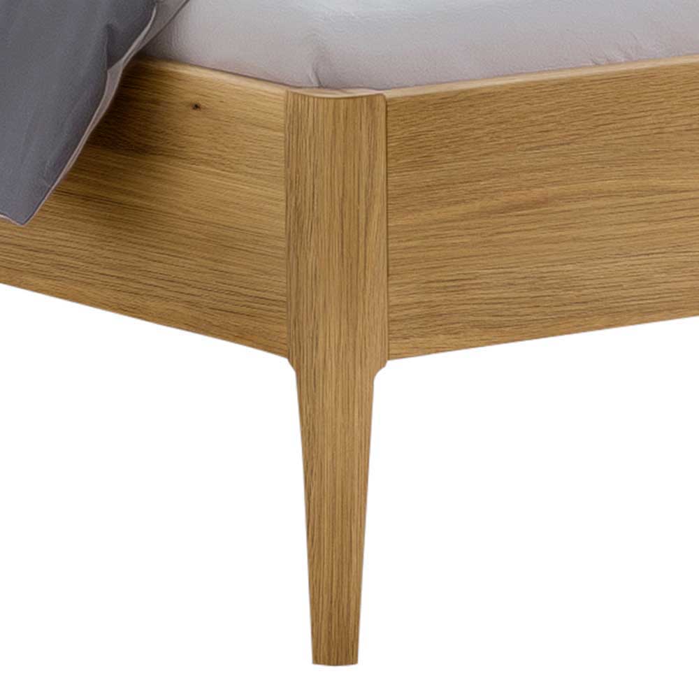 Massivholz Doppelbett in Eiche Hell geölt - Lazarras