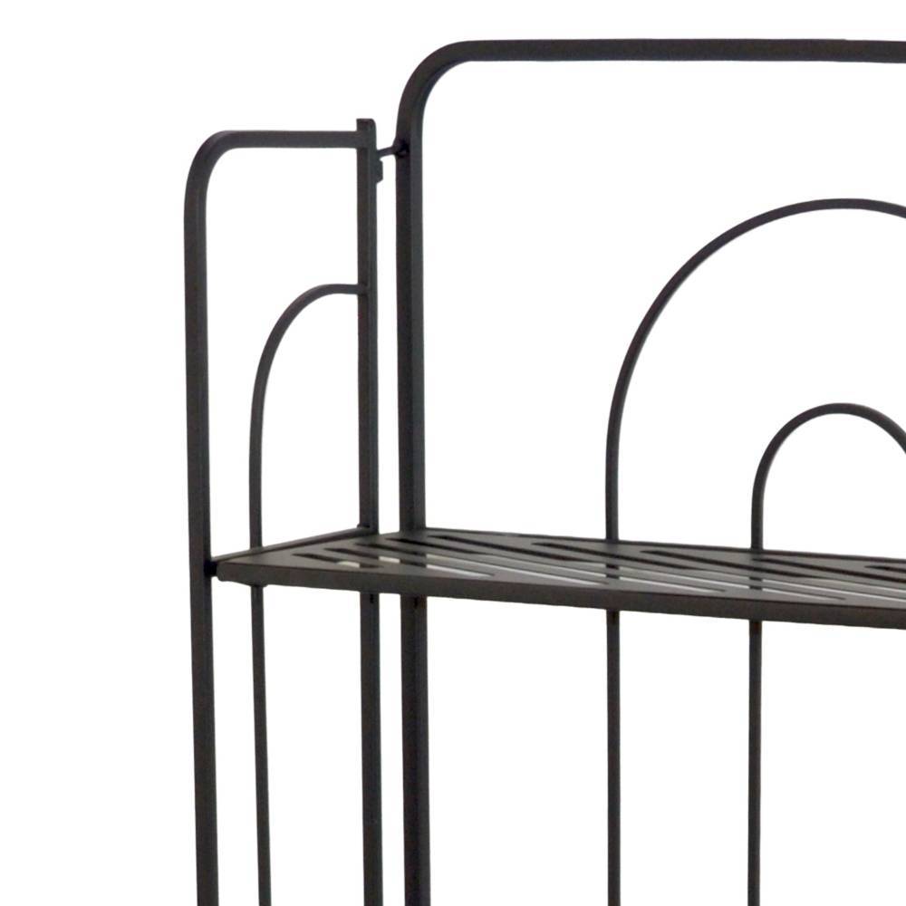 Design-Metallregal in Schwarz - Evensa