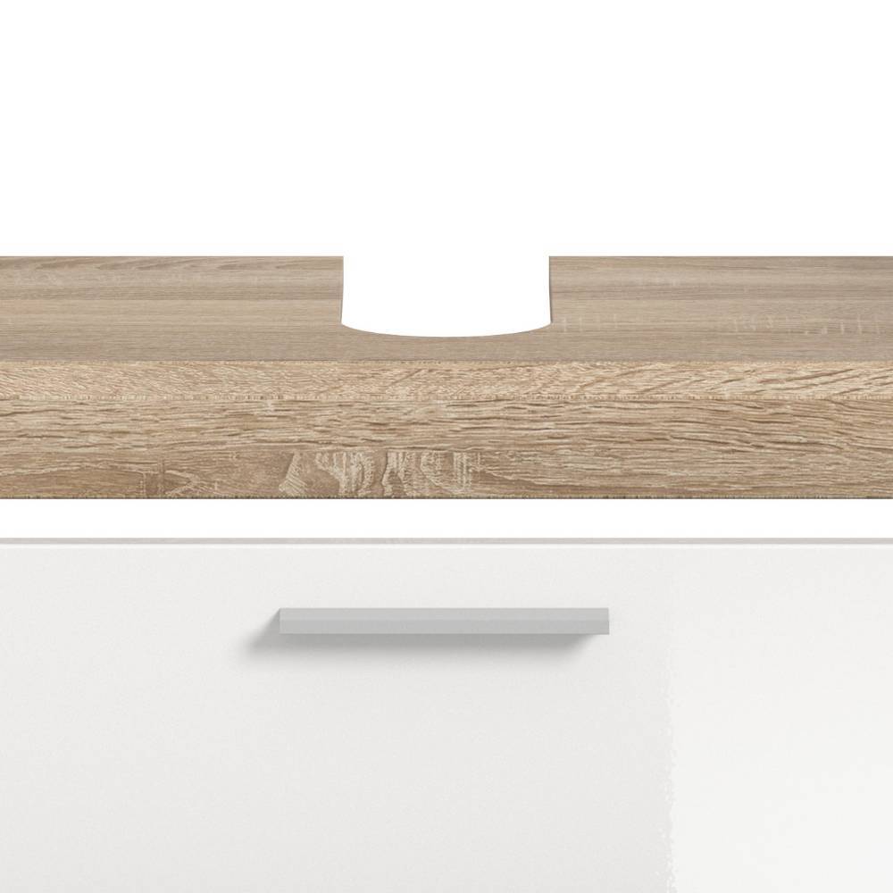Spiegel und Waschbeckenschrank Set - Calbanyara (zweiteilig)