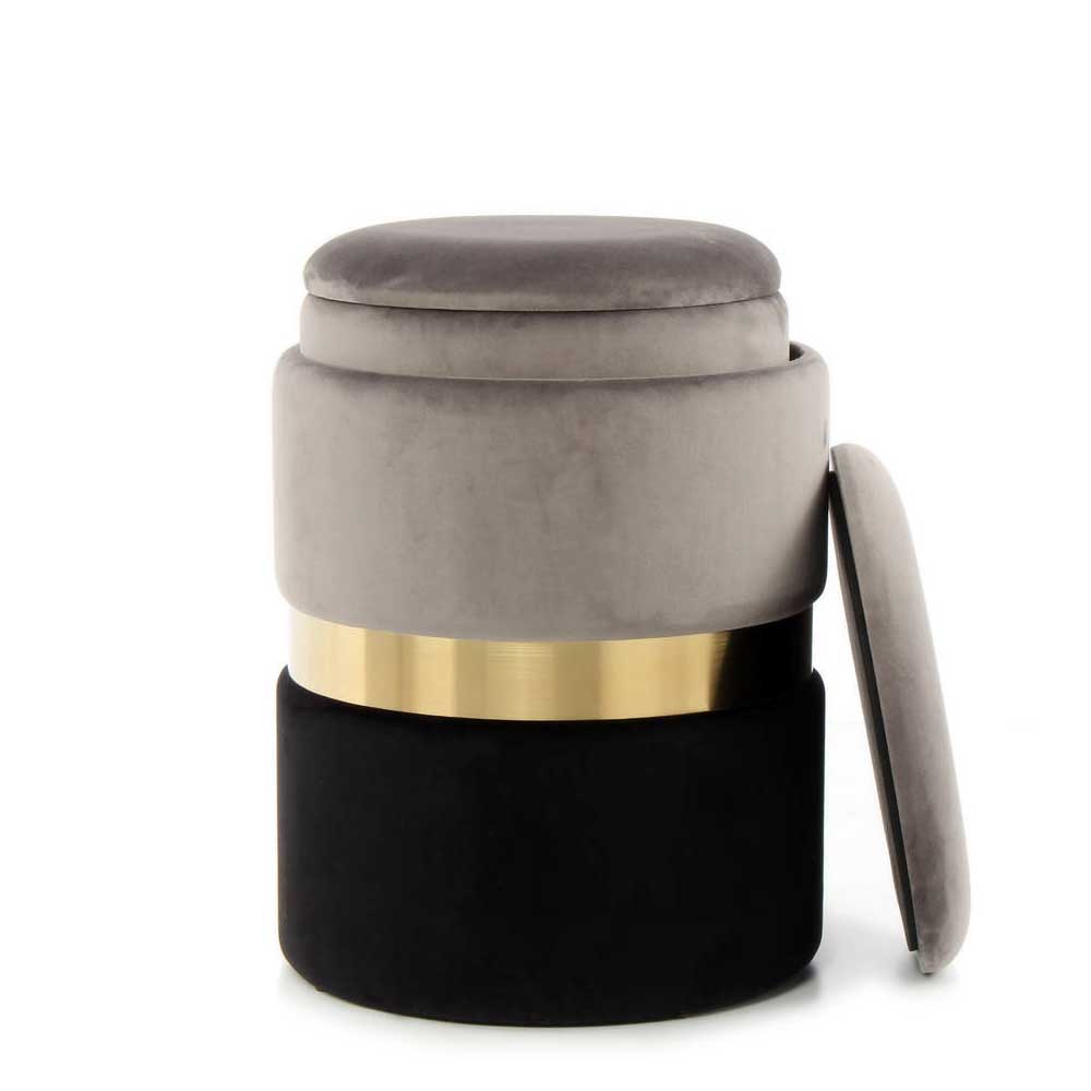 Stauraum Hocker Duo Set - Sasam (zweiteilig)
