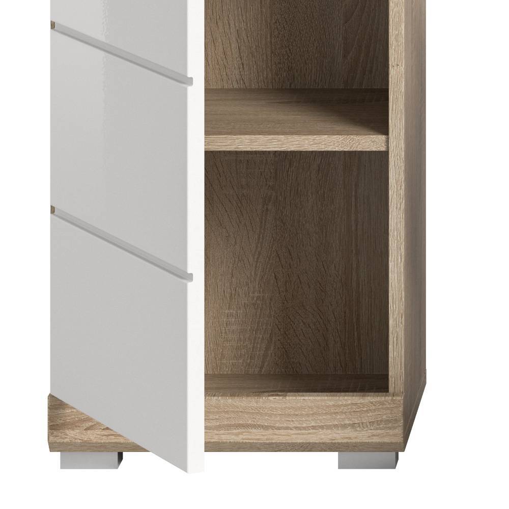 Badezimmer Schränke und Spiegel Set - Calbanyara (fünfteilig)