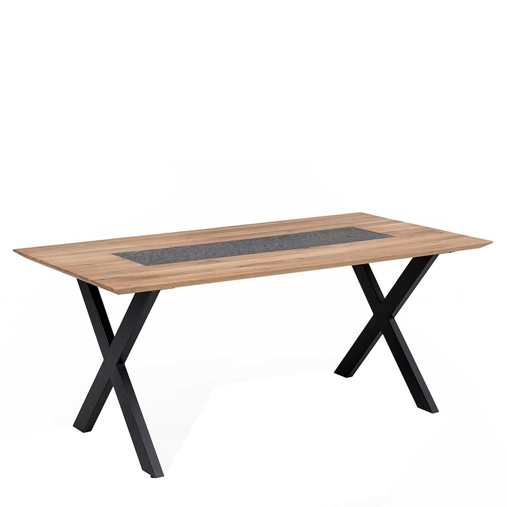 Design Esszimmer Esstisch mit X-Füßen - Vardriva