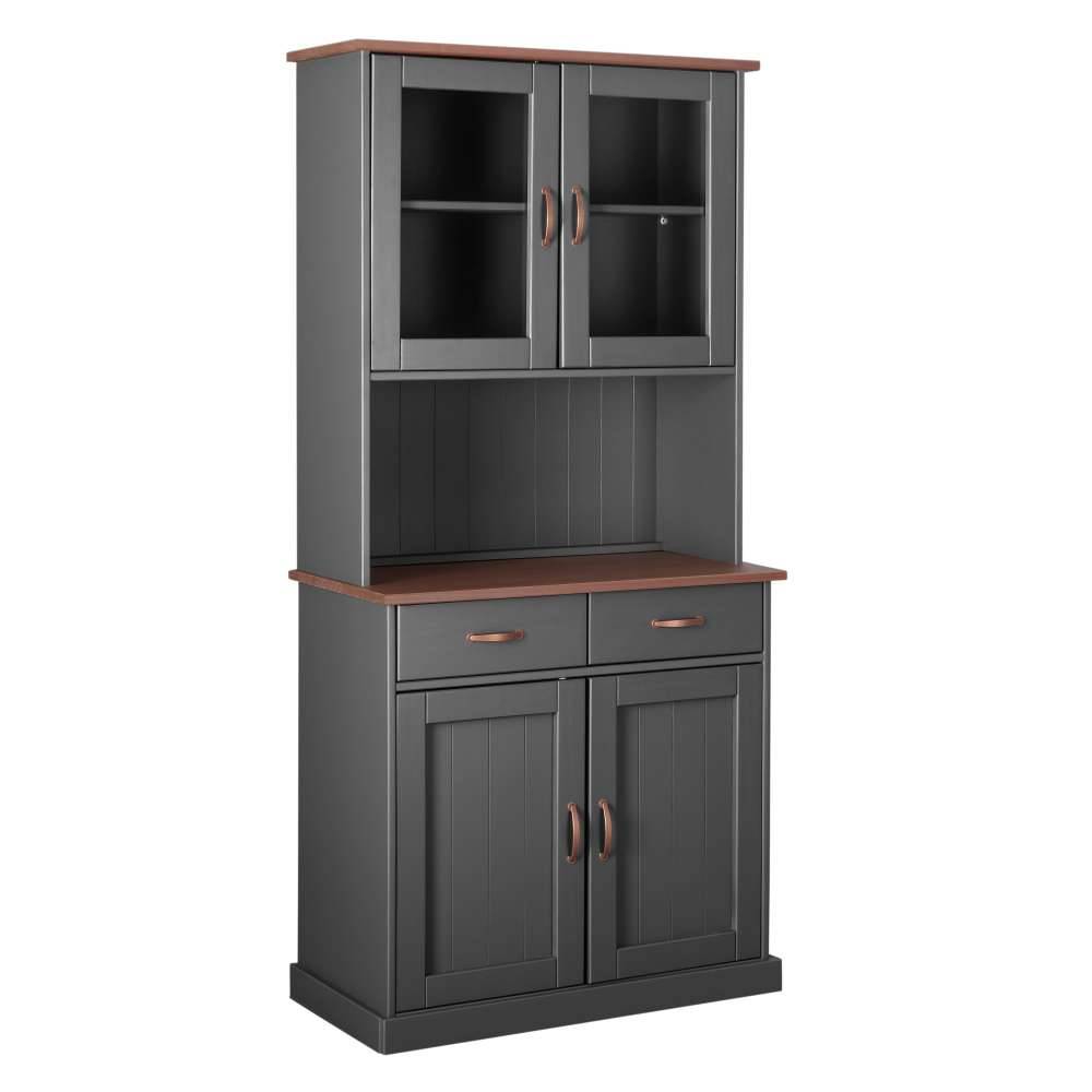 Landhaus Buffetschrank in Grau & Braun - Nepplan