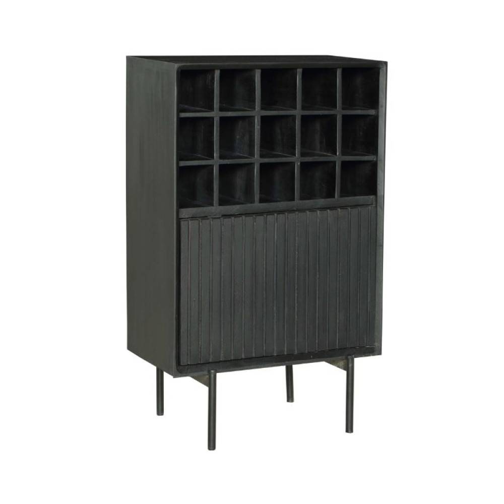 Schmaler Barschrank mit Flaschenfächern - Jusitc