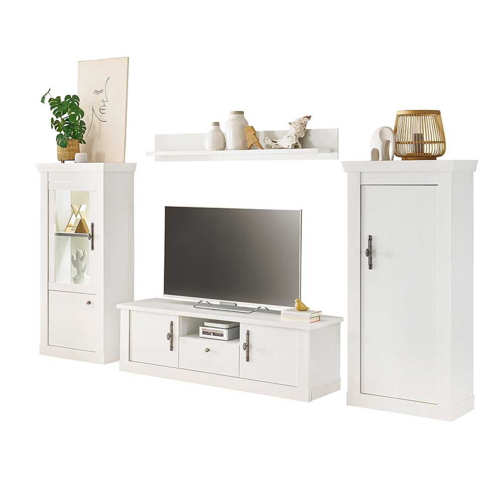 TV Wohnwandkombination 295 cm breit - Liancos (vierteilig)