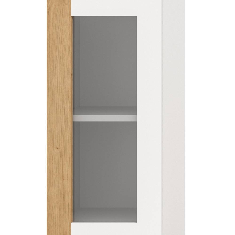 TV Board und Vitrine Set - Ravaro (zweiteilig)