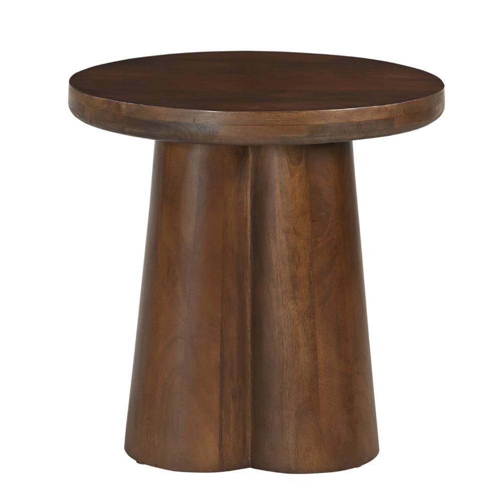 Design-Beistelltisch in Dunkelbraun - Tanky