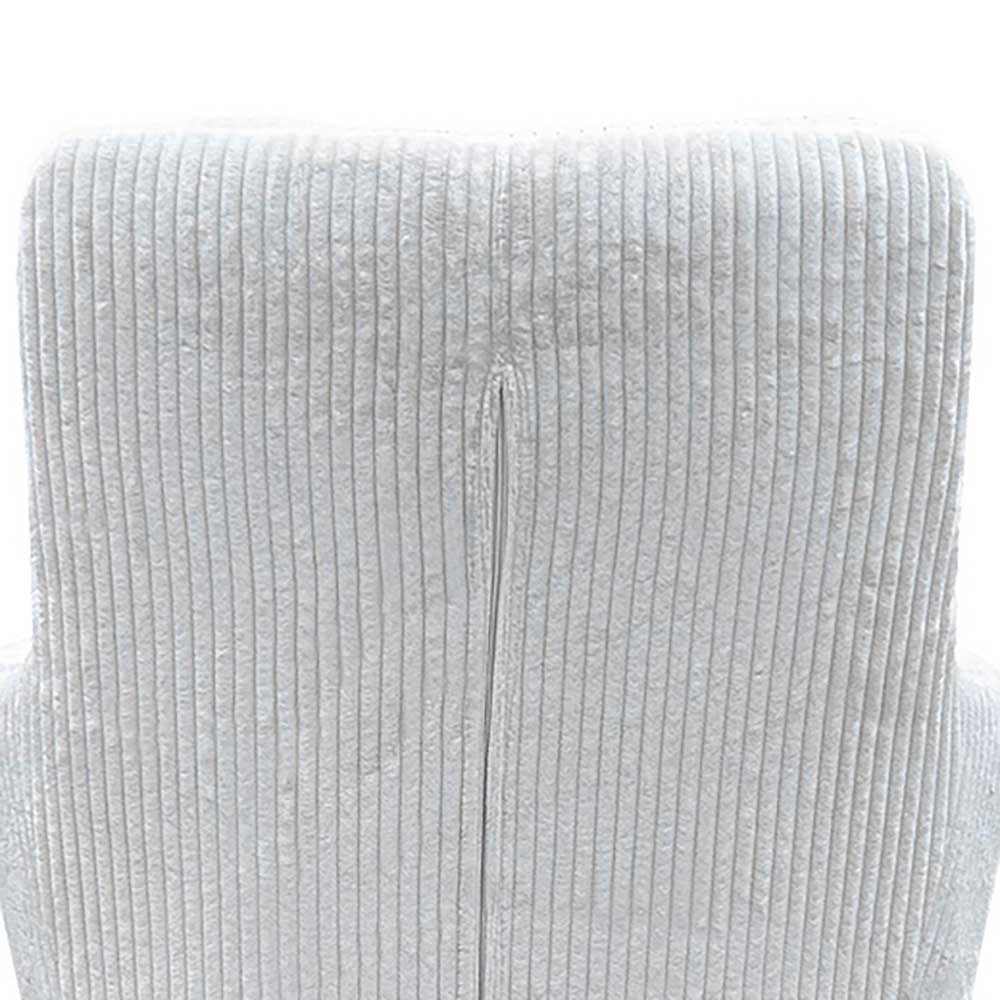Breitcord Tischsessel in Offwhite - Tonia (2er Set)