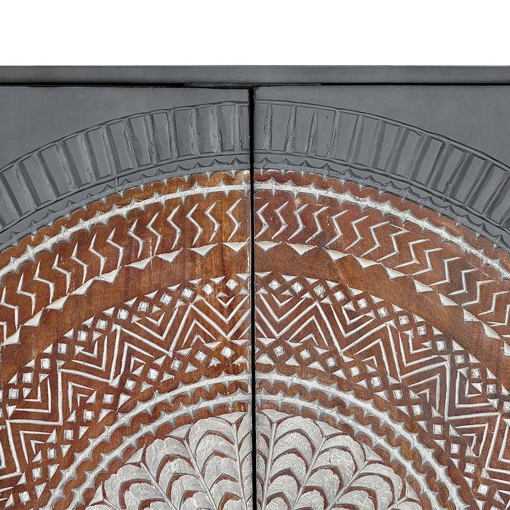 Highboard - dekorativ mit Mandala - Mesusco