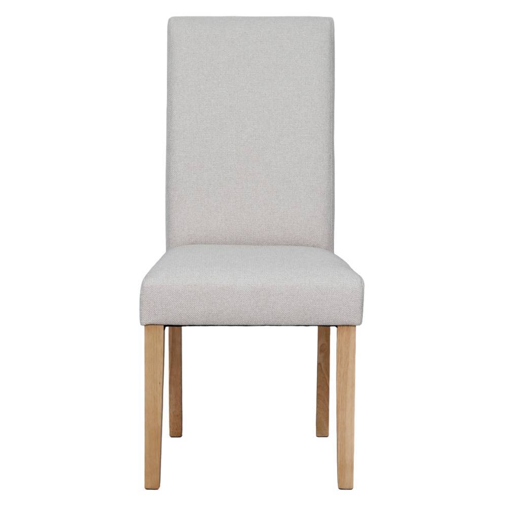 Esszimmerstuhl in Taupe Stoff - Adiama (2er Set)