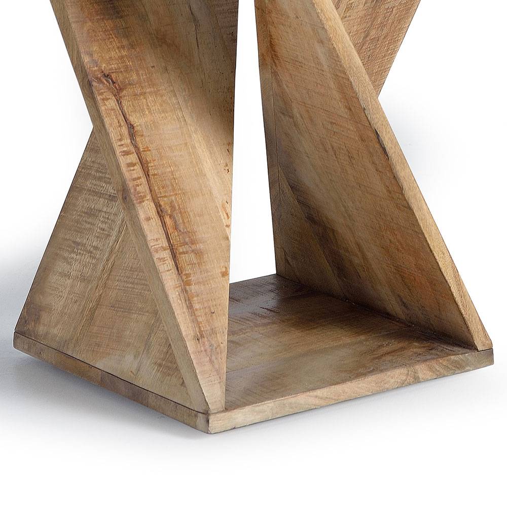 Mangoholz Beistelltisch im Sanduhr Design - Cooba