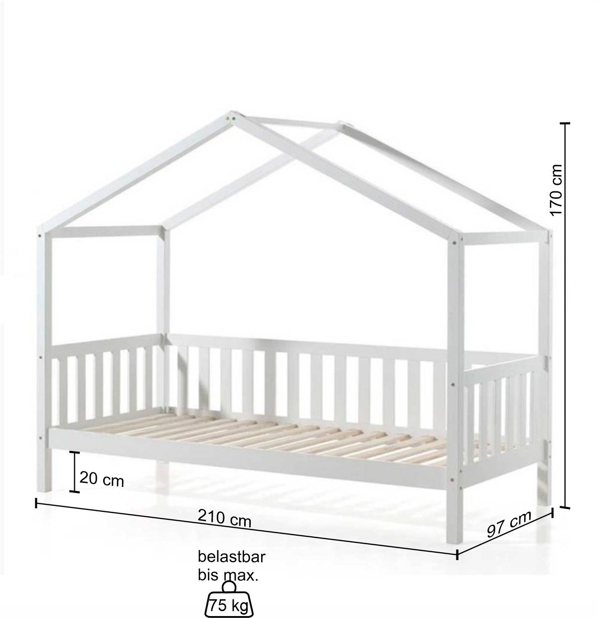 Weißes Kinderzimmer Himmelbett Haus Design - Zutana
