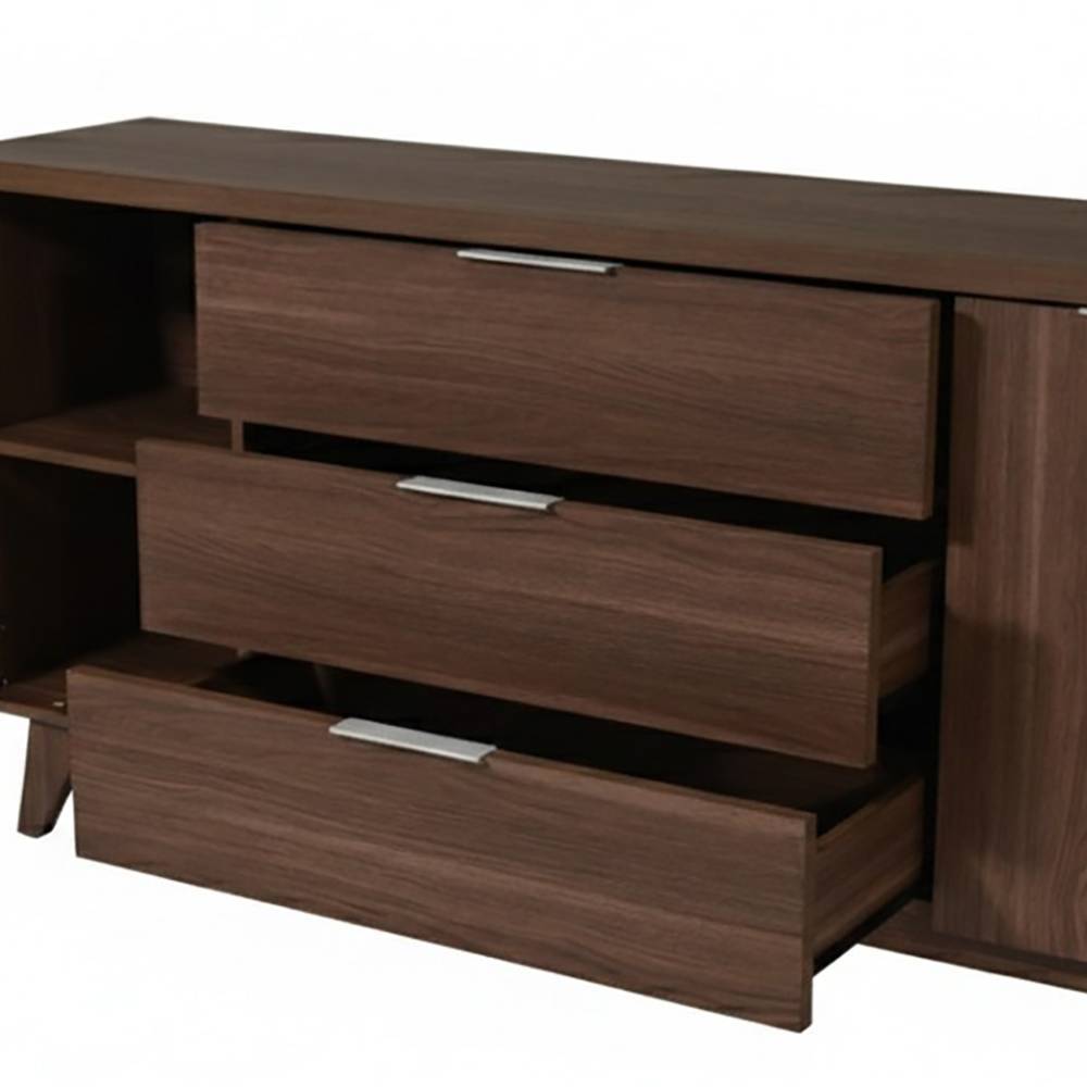 Sideboard in Walnuss Holzoptik - Leoyaro