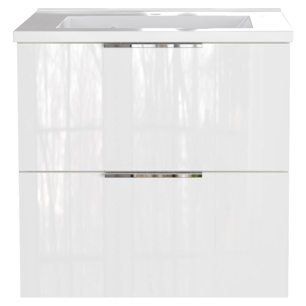 Badschrank mit Keramik-Waschbecken - Macarunas