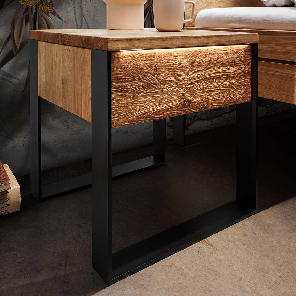 Rustikales Design Bett auf Kufen - Claas