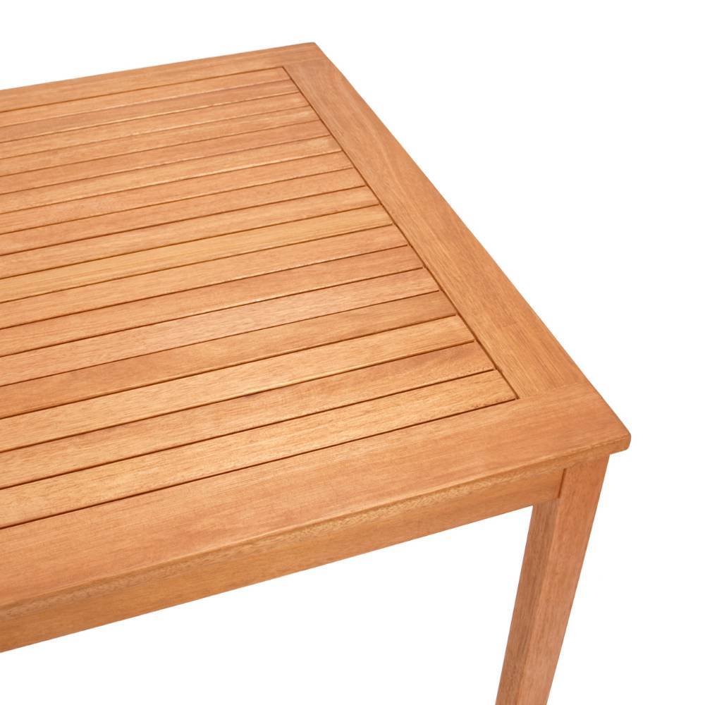 160x90 cm Gartentisch aus Eukalyptusholz - Clariusca