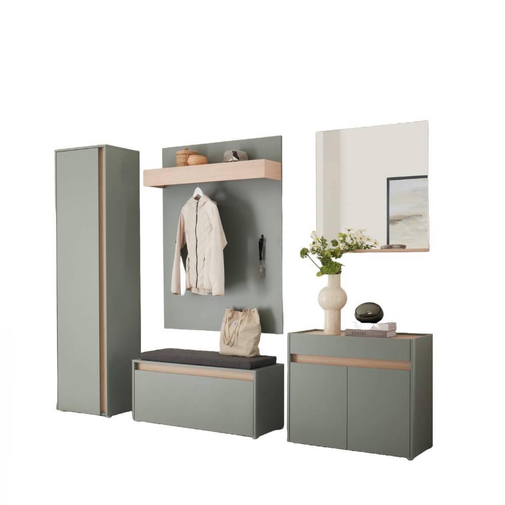 Komplettset Dielenmöbel modern - Socotta (fünfteilig)