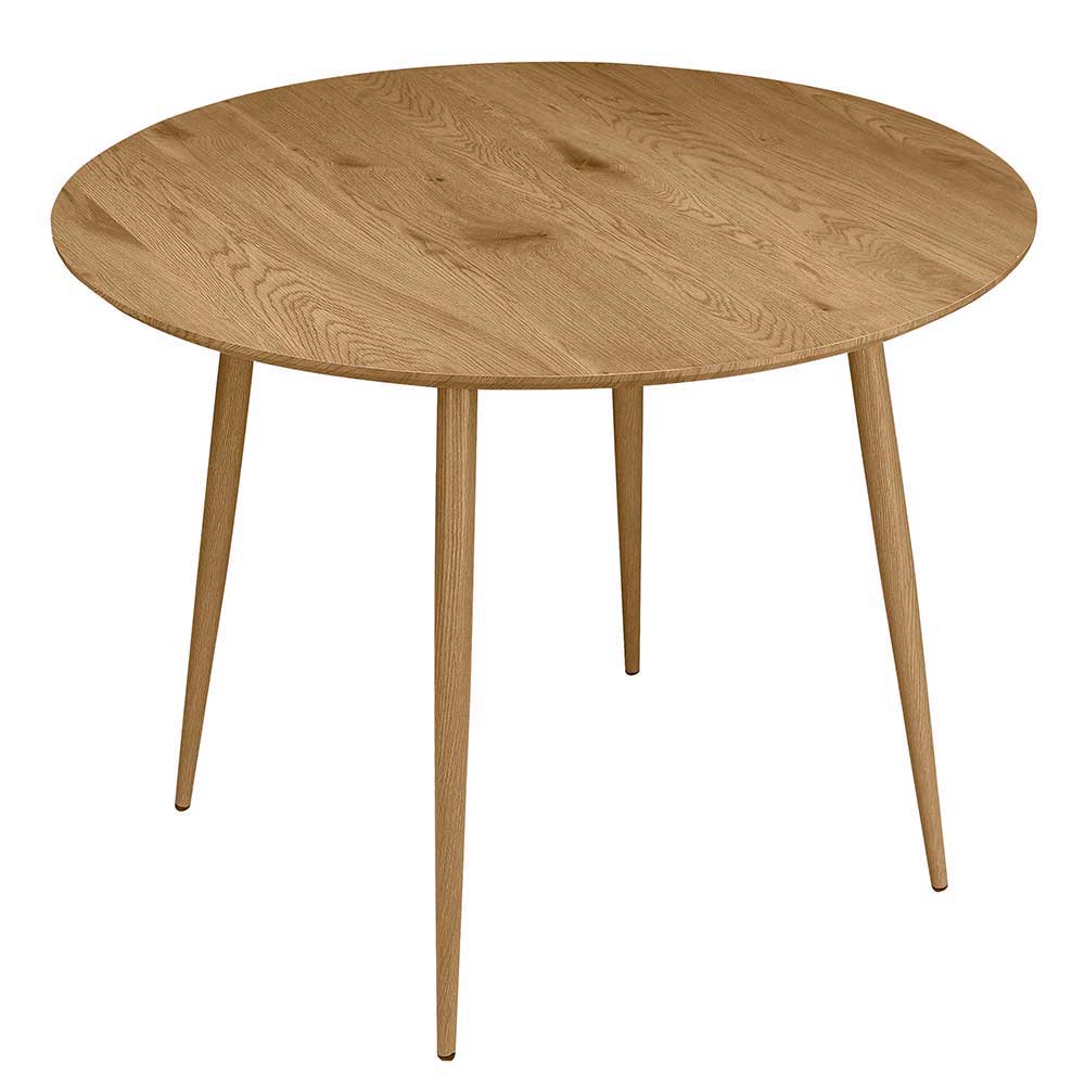 Runde Essgruppe mit Schalenstühlen - Fabiola (fünfteilig)