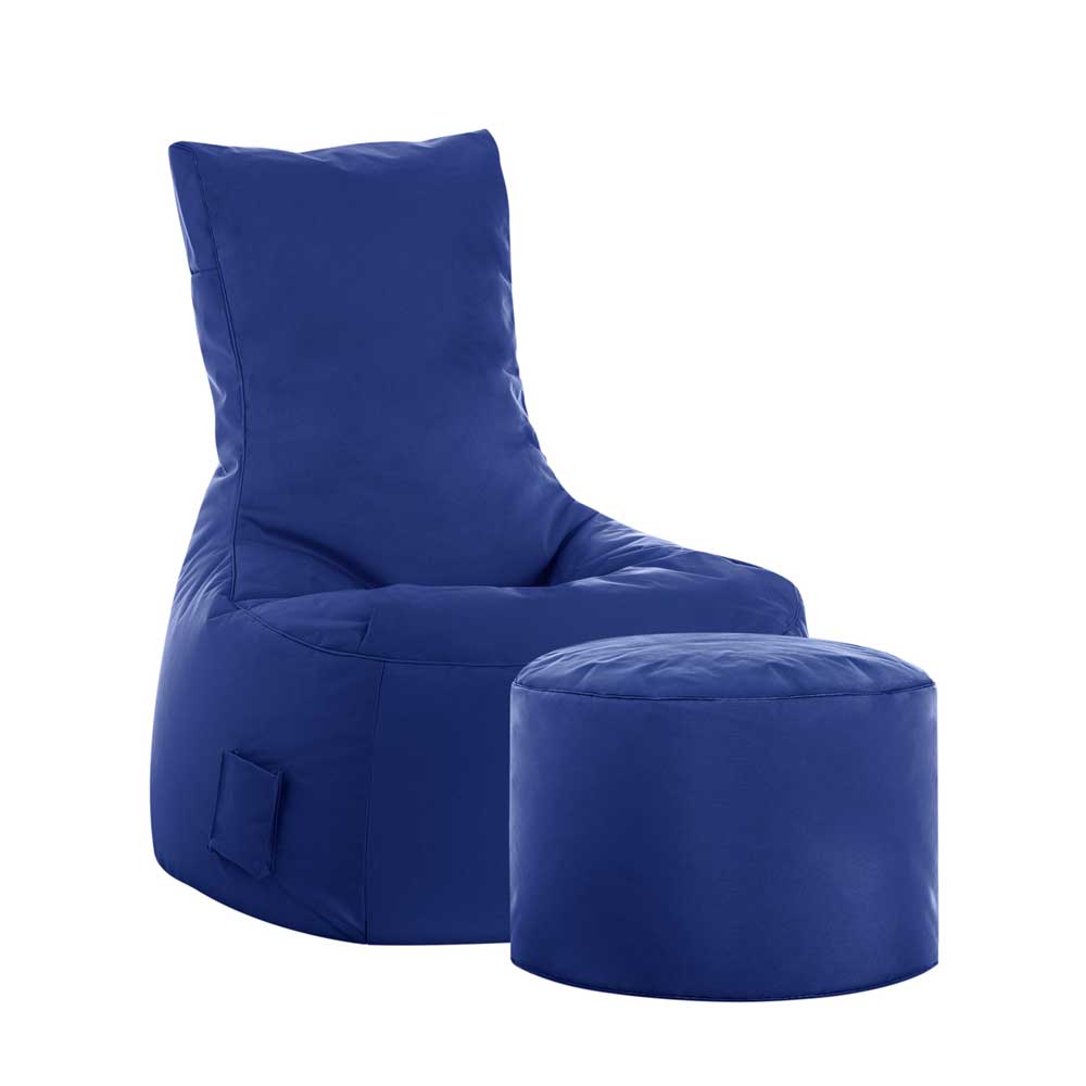 Sessel Sitzsack Medita in Blau