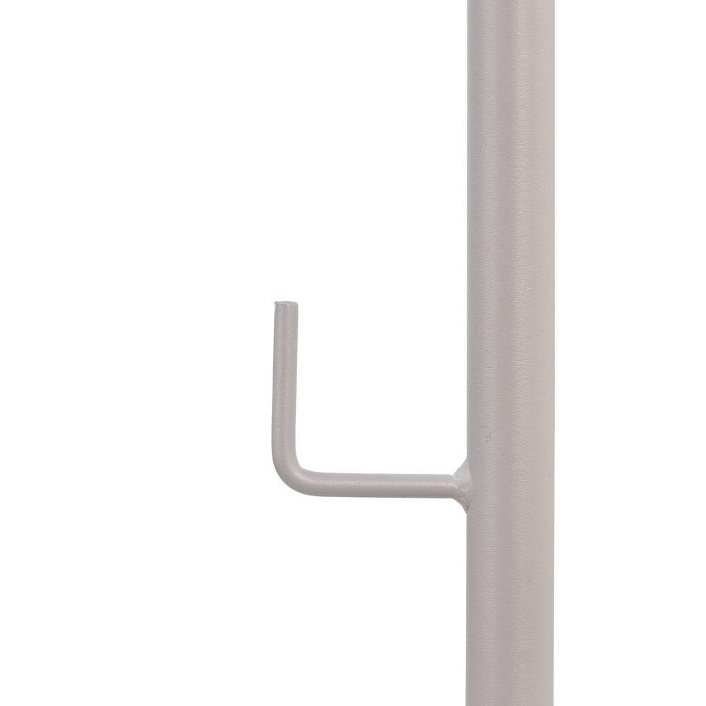 Garderobenständer in Taupe Stahl - Alberus