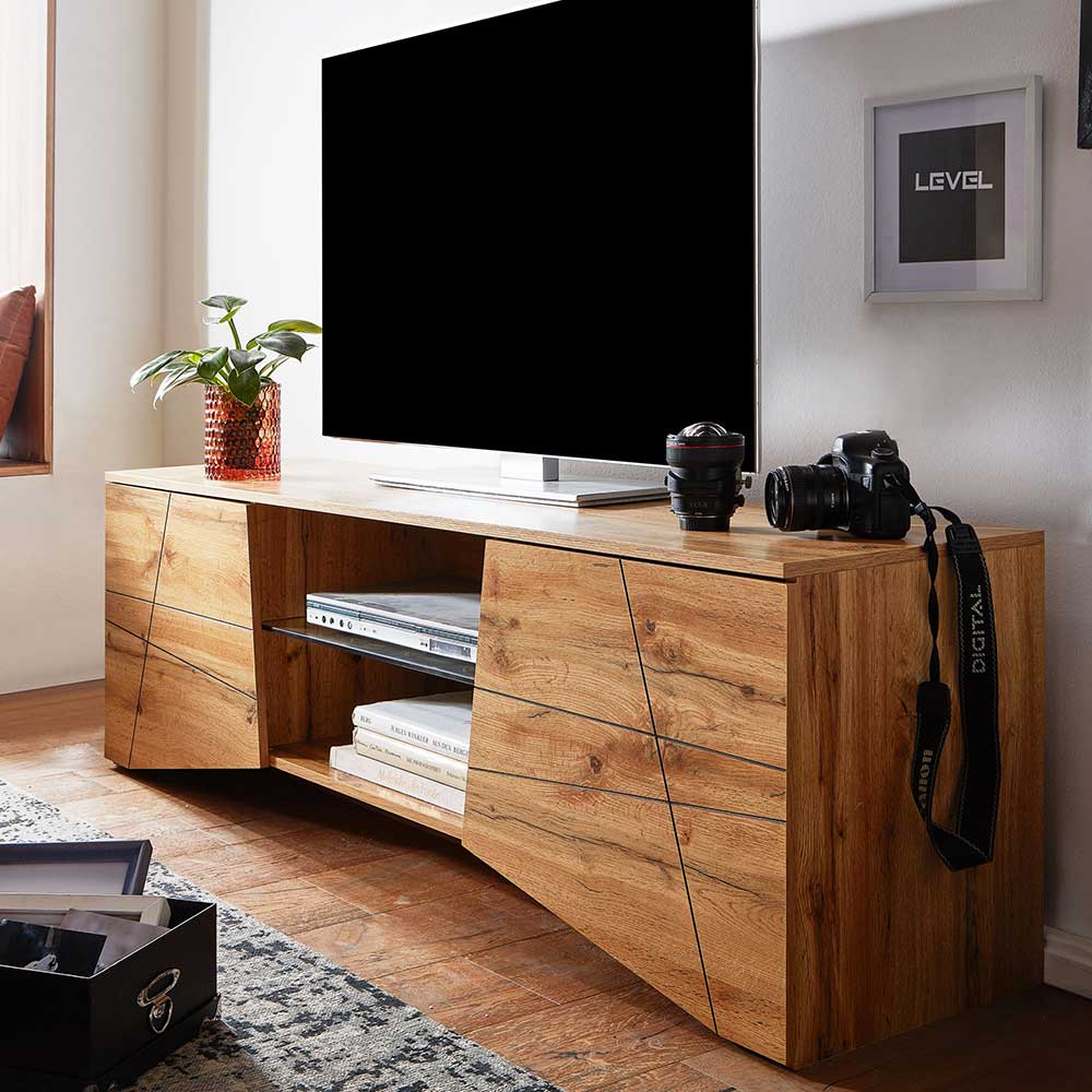 Design TV Board in Eiche Optik - Senba