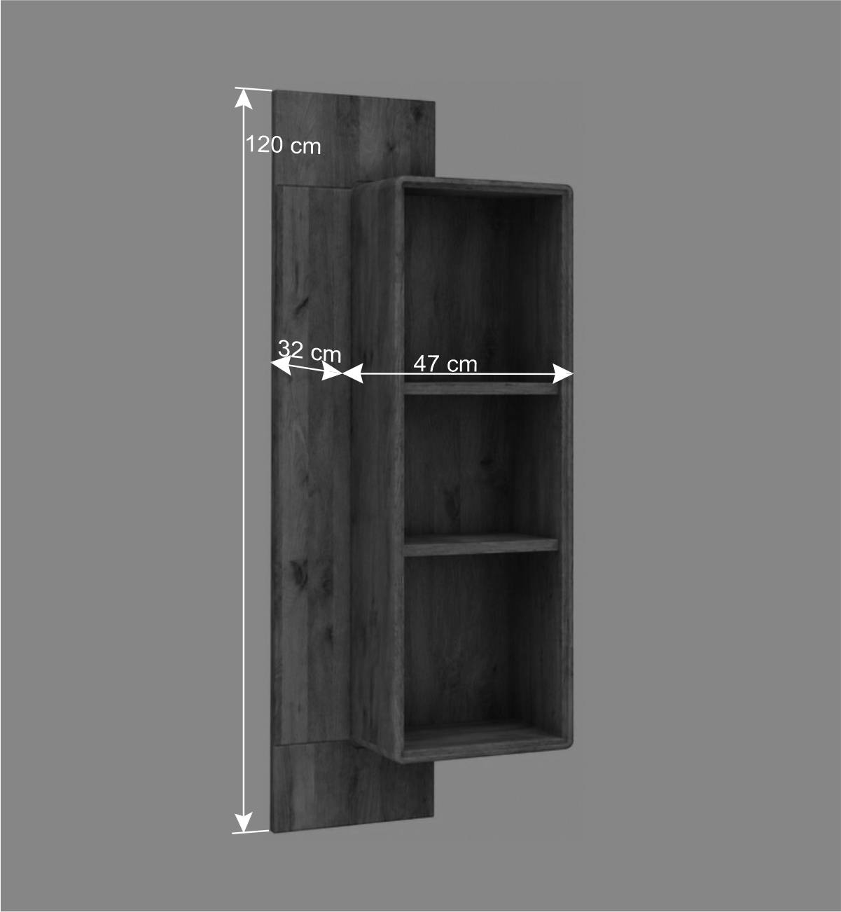 Massivholz Design-Wohnwand Möbelset - Holiday (zweiteilig)