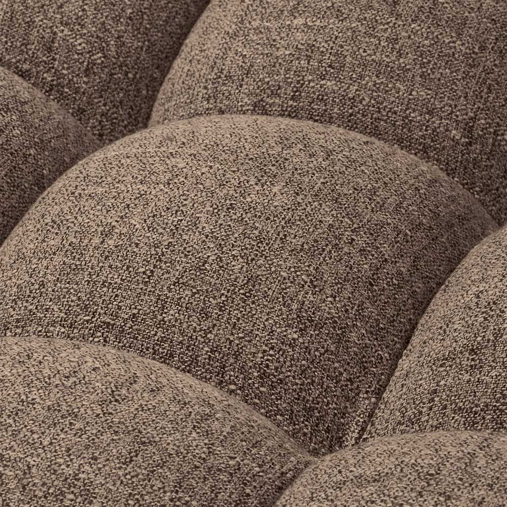 Wohnzimmer Couch in Dunkelbraun Melange - Annatto