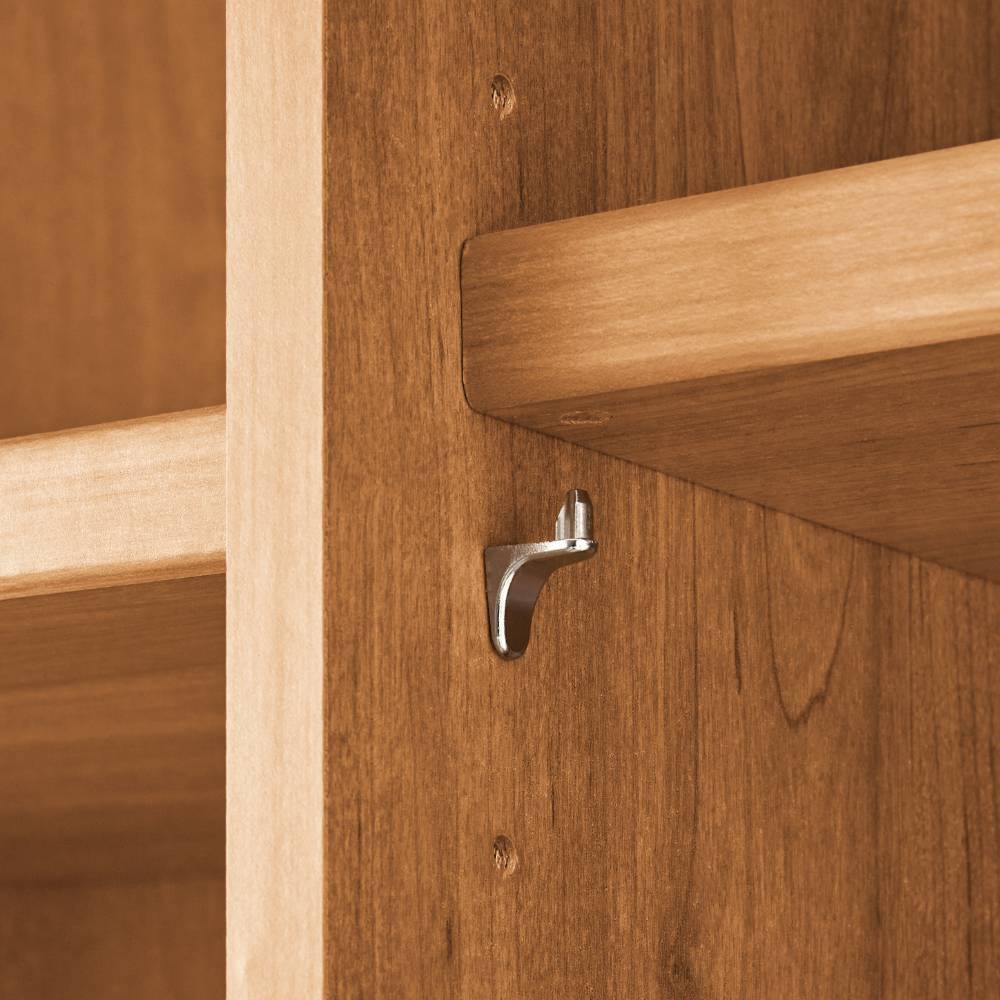3-türiger Kleiderschrank in Erle teilmassiv - Angelina