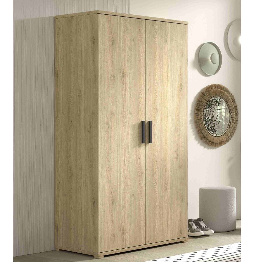 2-türiger Kleiderschrank in Eiche Holzoptik - Choice