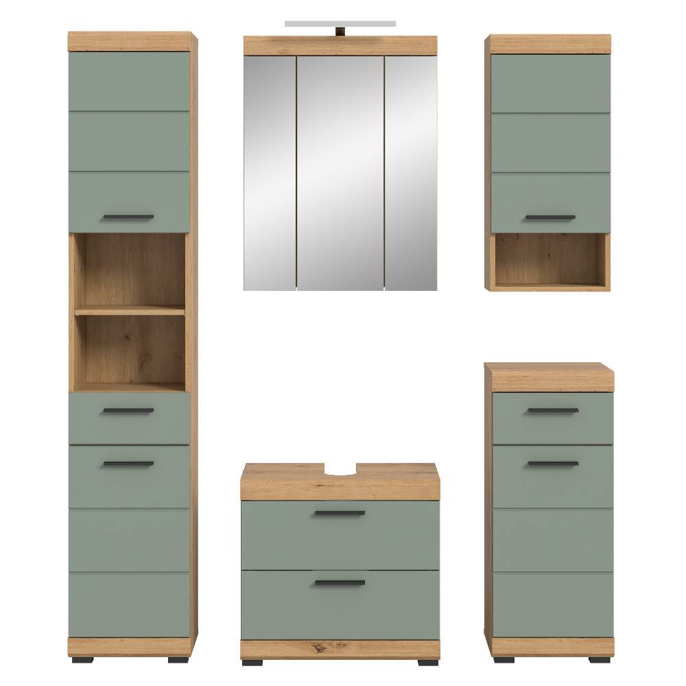 Badblock Möbelset modern - Tamdato (fünfteilig)