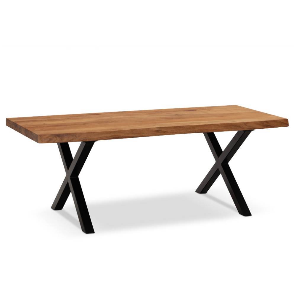 Industrial-Sofatisch mit Naturkanten - Haruki