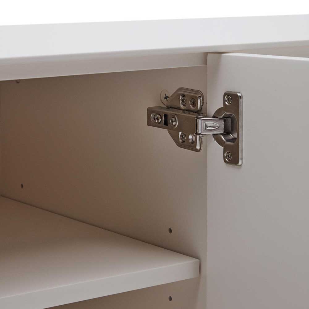 195x55x40 Weißes Lowboard modern - Dresconio
