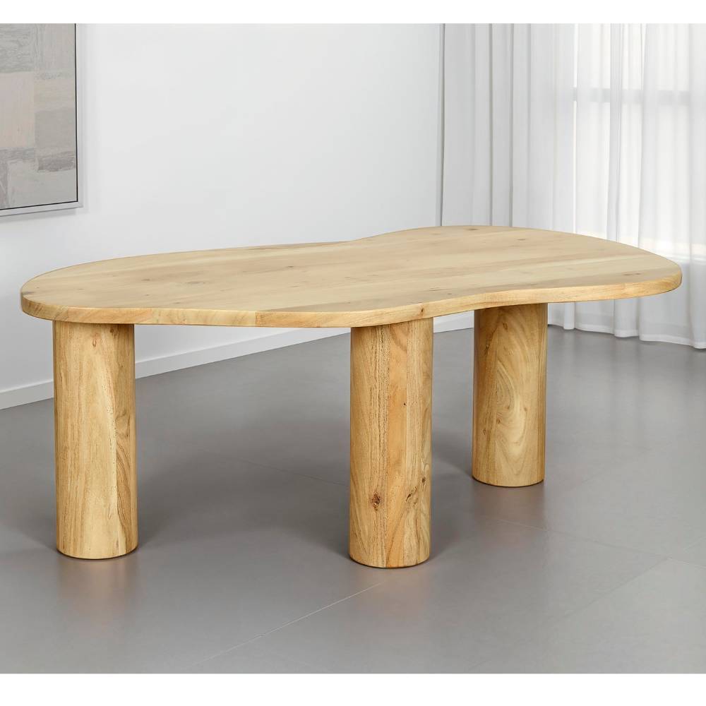Akazienholz Couchtisch - organische Form - Jovena