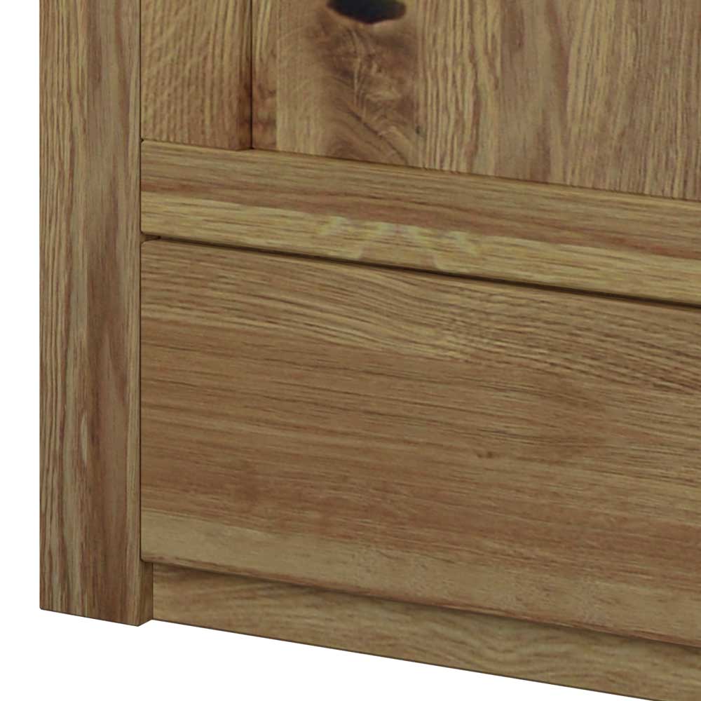 Teilmassiver Kleiderschrank aus Asteiche - Riostar