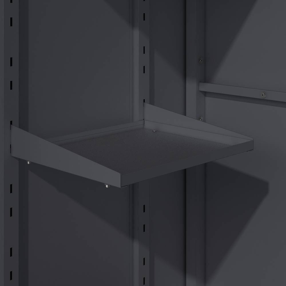 Metall-Gartenschrank mit abschließbarer Doppeltür - Bernardo