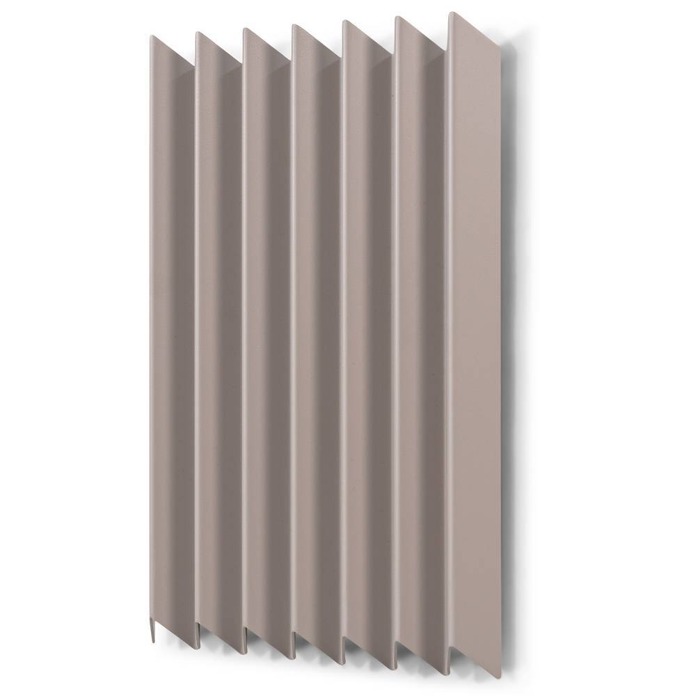 Design-Hängegarderobe in Taupe Stahl - Arjas
