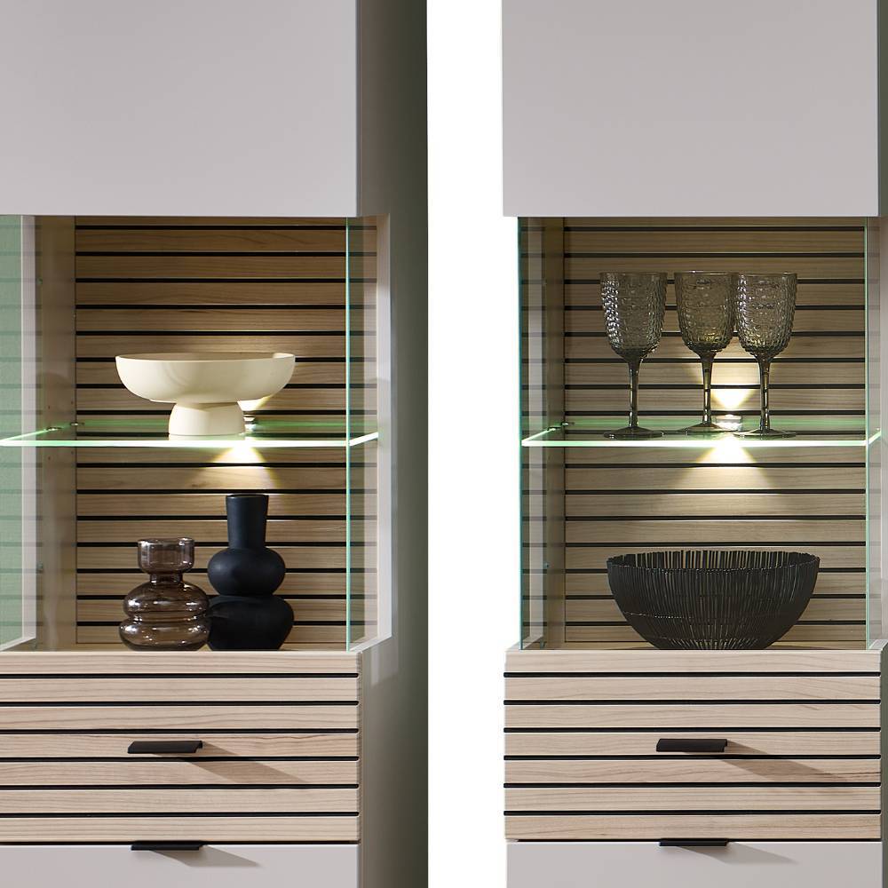 Wohnzimmer-Anbauwandmöbel Set - Rovigo (fünfteilig)