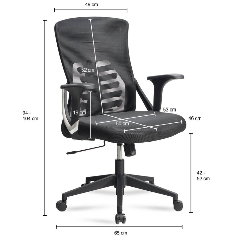 Office-Drehstuhl mit Armlehnen - Ugo