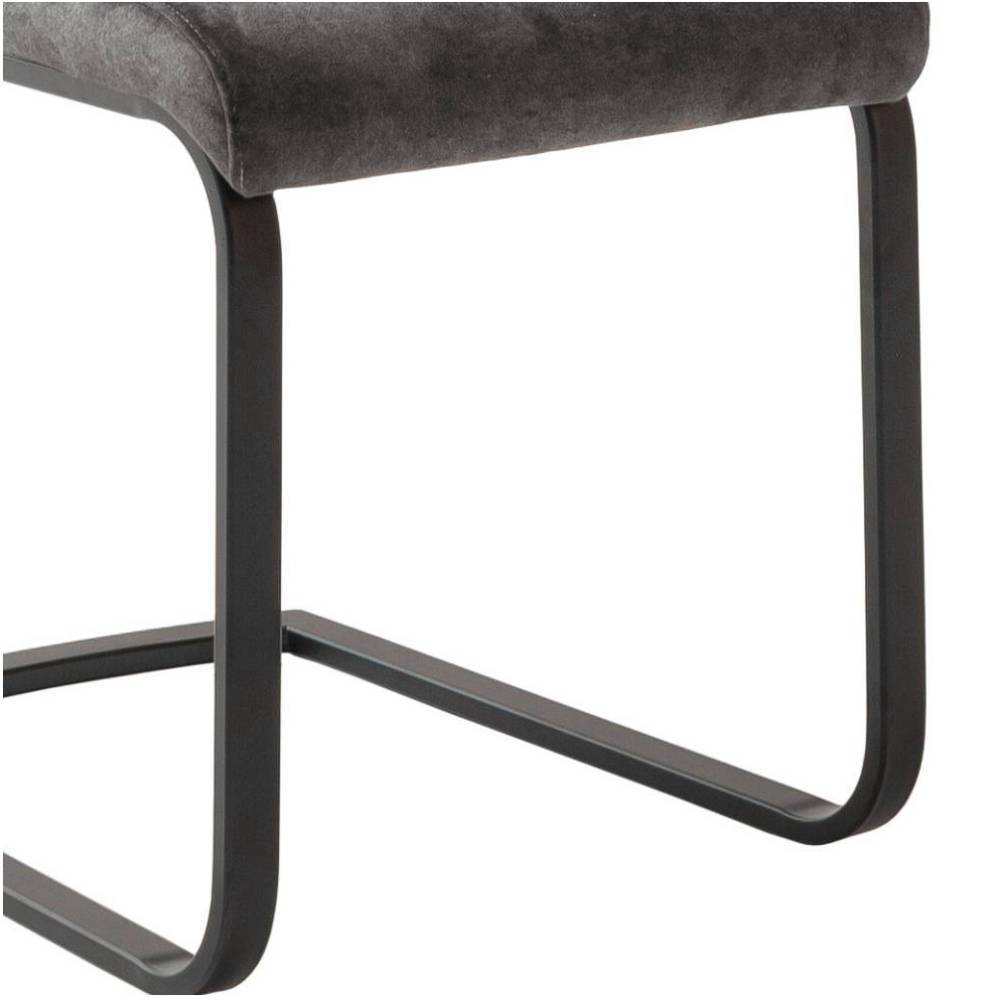Hochlehner Freischwinger in Anthrazit - Emgo (4er Set)