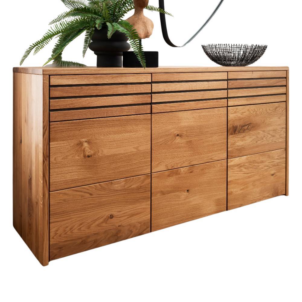 Wildeiche Sideboard aus Wildeiche Massivholz - Maxina
