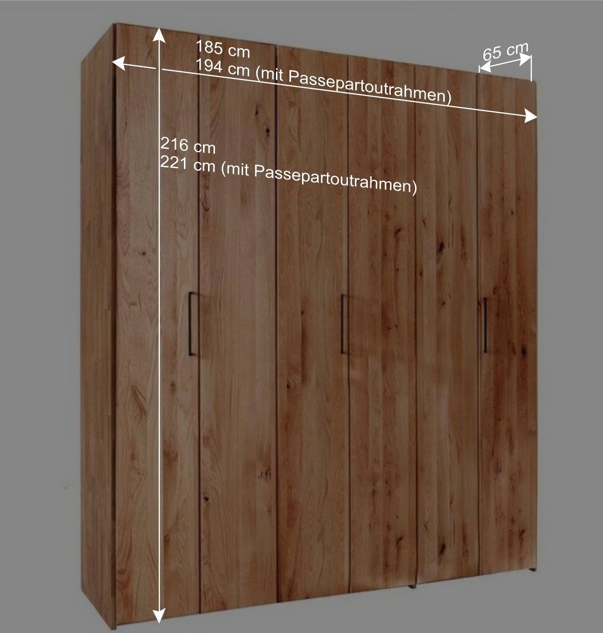 Schlafzimmerschrank mit drei Falttüren - Zaisan