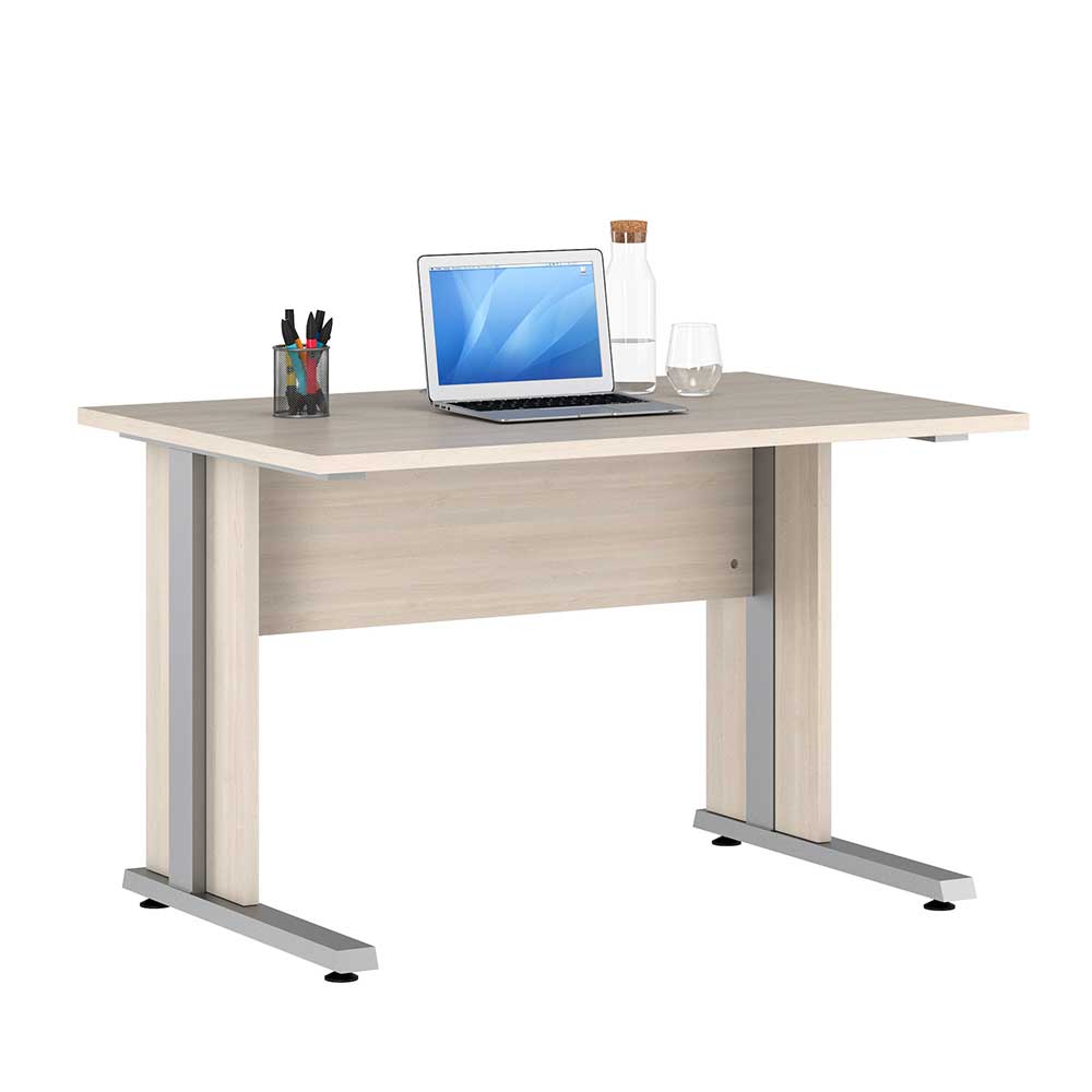 Büro Schreibtisch in White Wash Holzoptik - Sojette
