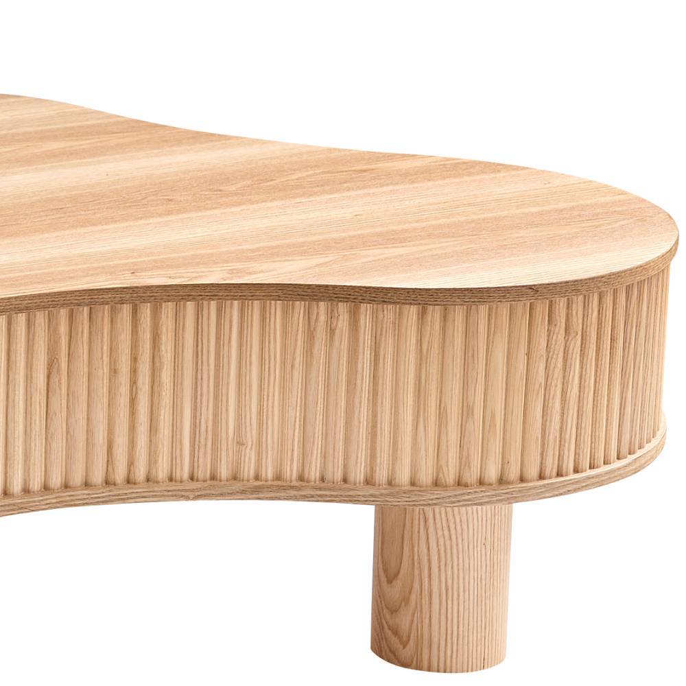 Design-Sofatisch in Esche Natur Furnier - Olcian
