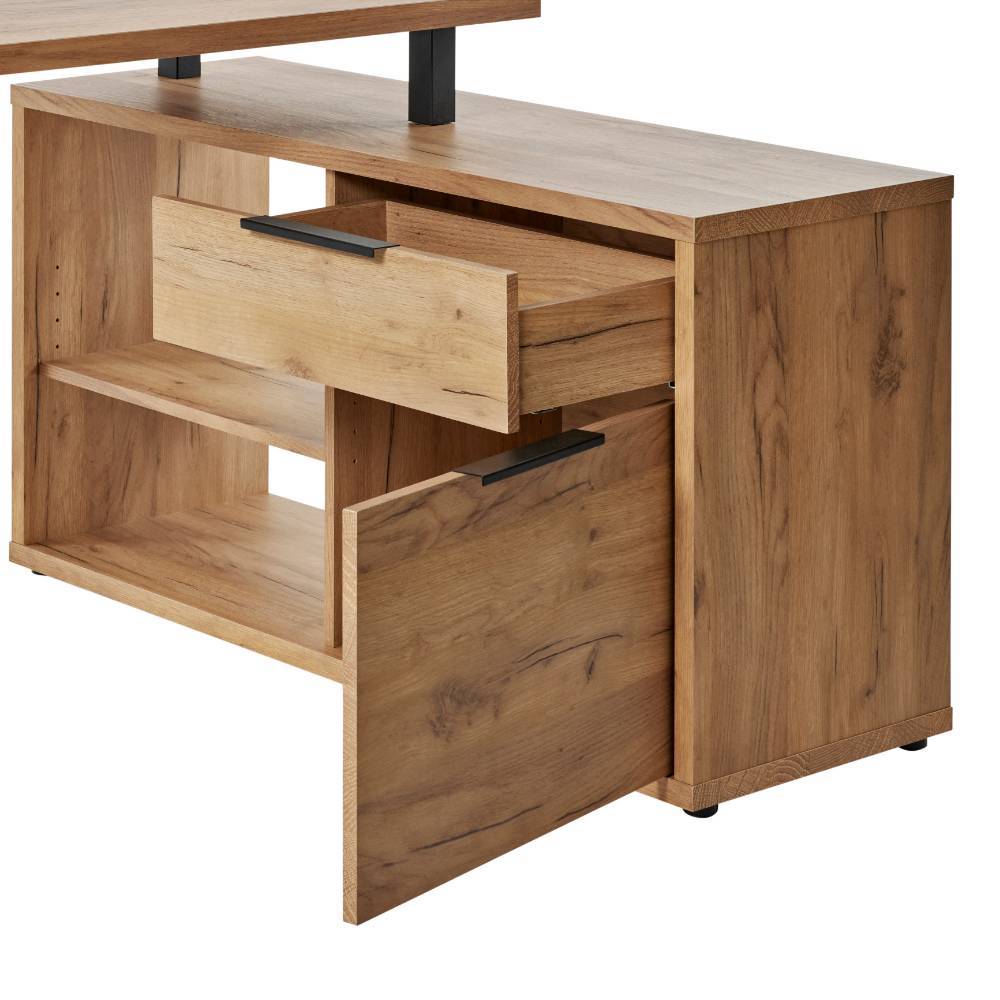 Home Office Schreibtisch mit Stauraum - Sovecca