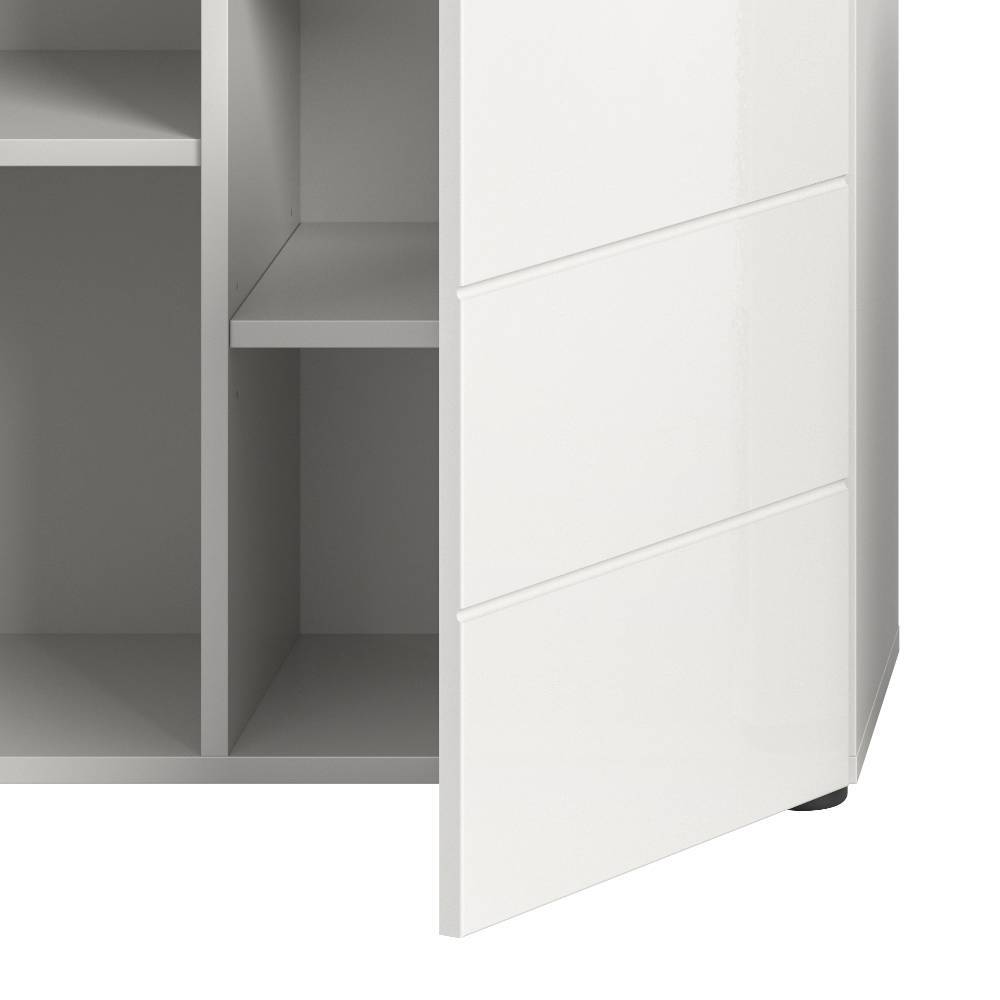 Badezimmer Highboard in Weiß - Vitablos