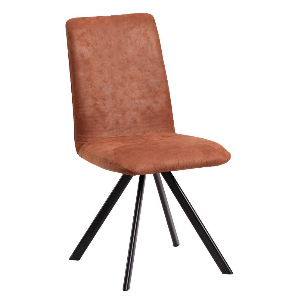 Esstisch-Drehstühle in Cognac Braun - Matanzas (2er Set)
